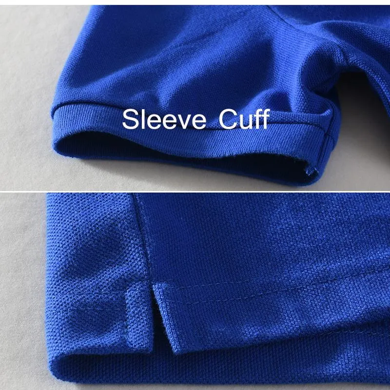 100% Cotton Sport Short-sleeved Polo Shirt Flag Logo Women's Summer Solid Color Fashion Casual Slim Lapel T-shirt Golf Tops Tee - Image 6