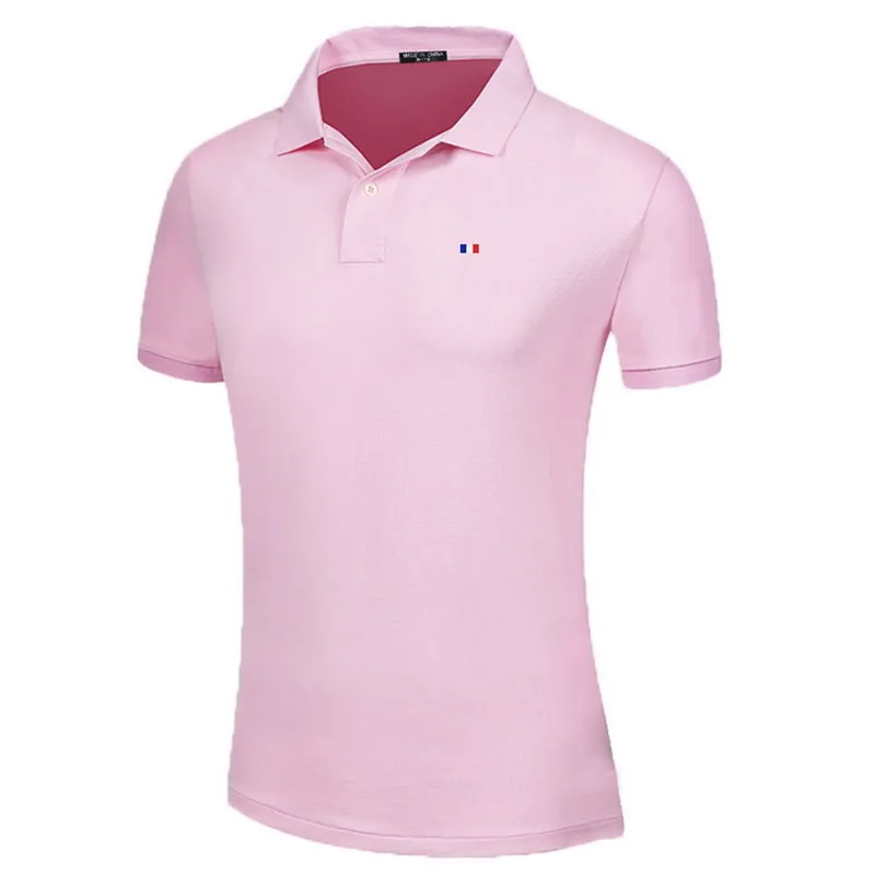 100% Cotton Sport Short-sleeved Polo Shirt Flag Logo Women's Summer Solid Color Fashion Casual Slim Lapel T-shirt Golf Tops Tee - Image 16