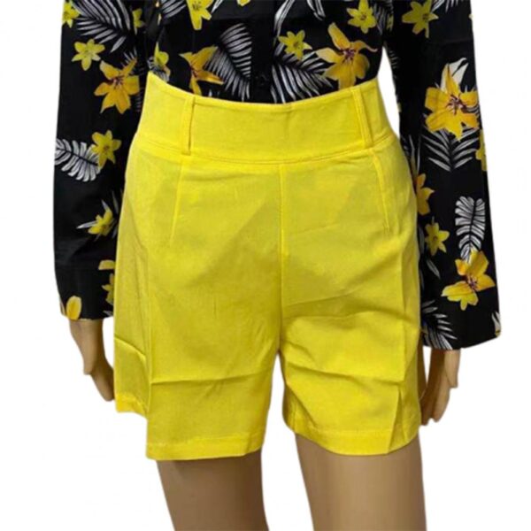 New Elegant High Waist Solid Slim Chic Hot Bottoms Shorts - Image 28
