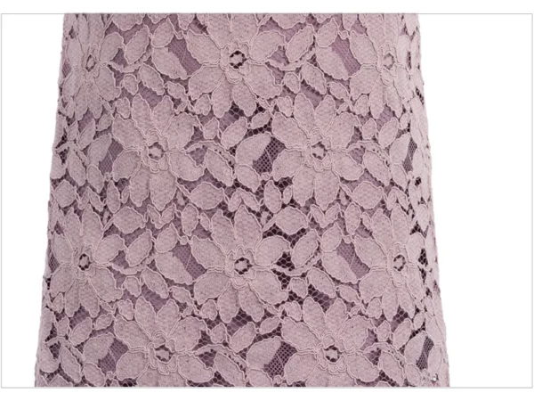Summer Classic Knee-Length High Waist Elegant Lace Office Skirts for Women - Image 15