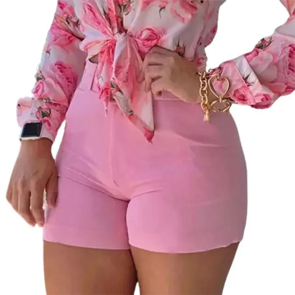 New Elegant High Waist Solid Slim Chic Hot Bottoms Pants - Image 7