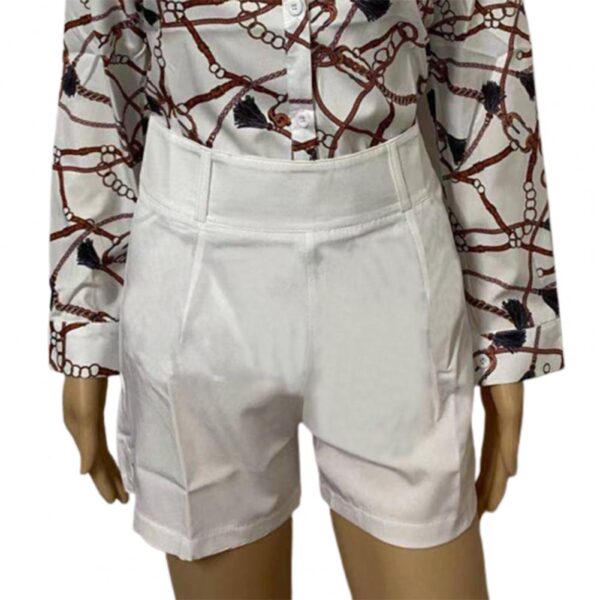 New Elegant High Waist Solid Slim Chic Hot Bottoms Shorts - Image 25