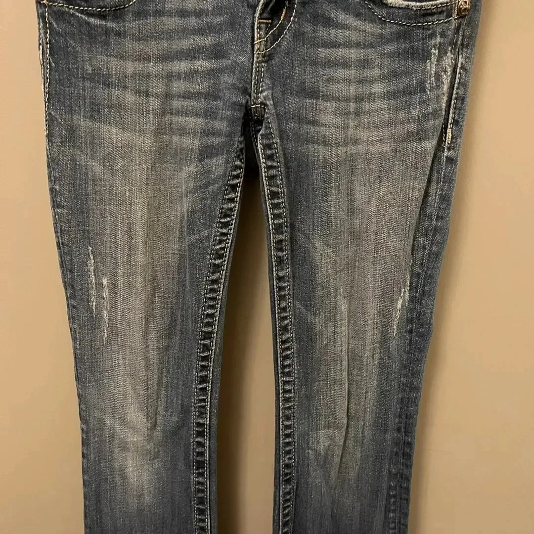 American Pocket Embroidered Sequin Jeans Harajuku Retro Blue Loose Jeans New Fashionable High Waisted Slim Fit Flared Pants - Image 6
