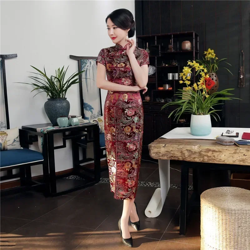 Fashion Clothes Party Vintage Casual Summer Elegant Traditional Chinese Clothing Cheongsams Chinese Dress Qipao Ethnic Style - Image 10