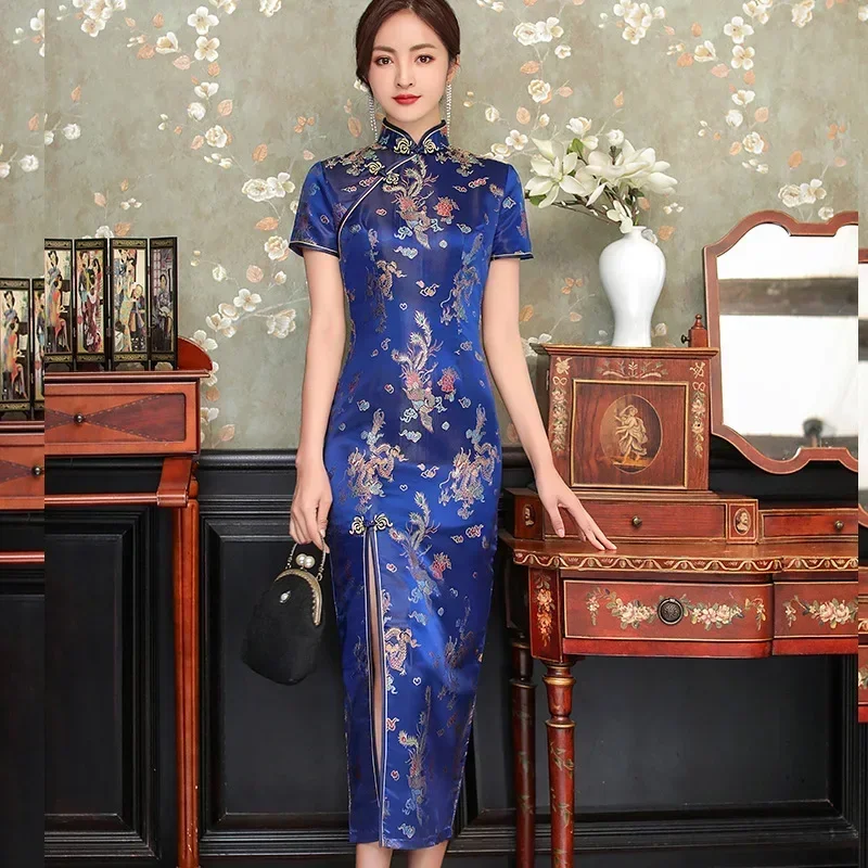 Fashion Clothes Party Vintage Casual Summer Elegant Traditional Chinese Clothing Cheongsams Chinese Dress Qipao Ethnic Style - Image 20