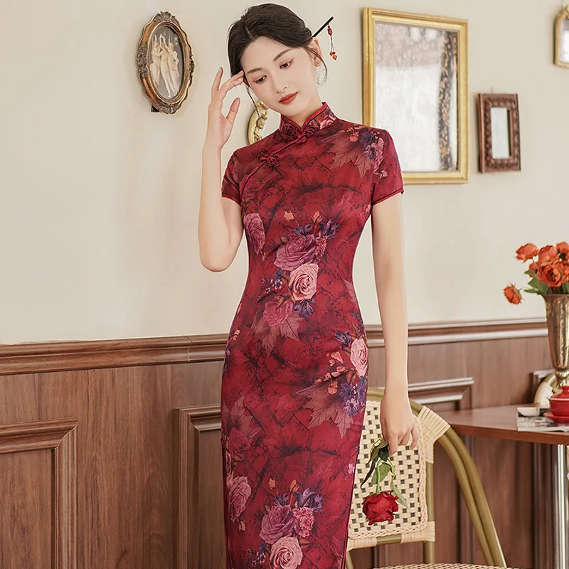 Fashion Clothes Party Vintage Casual Summer Elegant Traditional Chinese Clothing Cheongsams Chinese Dress Qipao Ethnic Style - Image 45