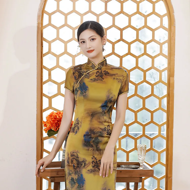 Fashion Clothes Party Vintage Casual Summer Elegant Traditional Chinese Clothing Cheongsams Chinese Dress Qipao Ethnic Style - Image 33
